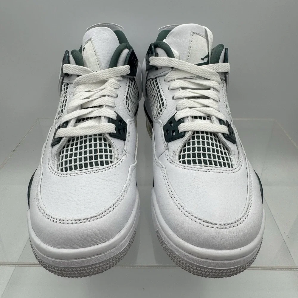 Brand New Nike Air Jordan IV 4 Retro Oxidized Green B-GRADE FQ8213-103 Size 4.5Y